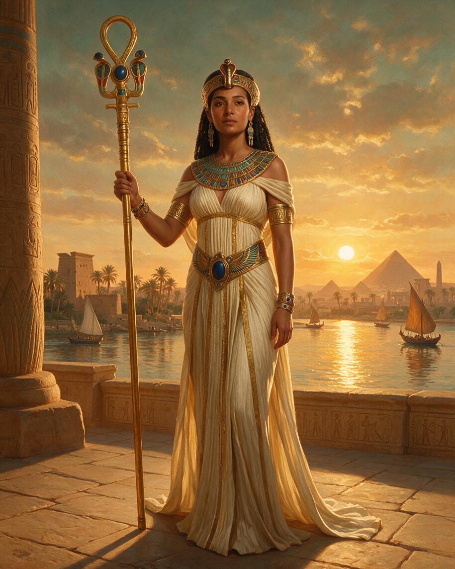 👑 Nile Queen at Sunset