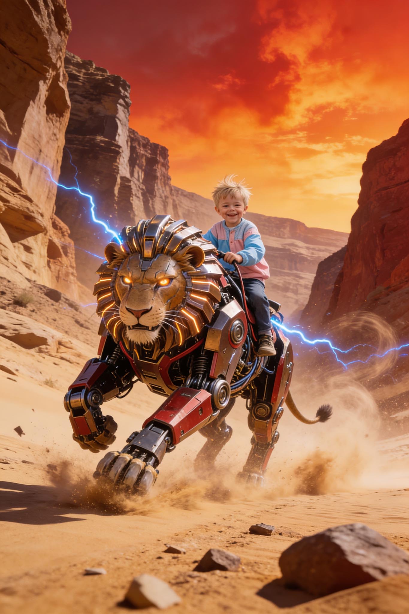 🦁 Desert Lion War Mech