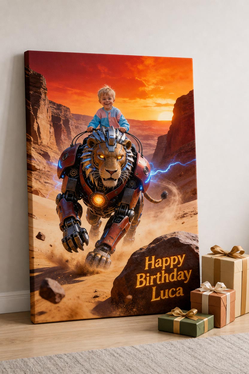 🦁 Desert Lion War Mech