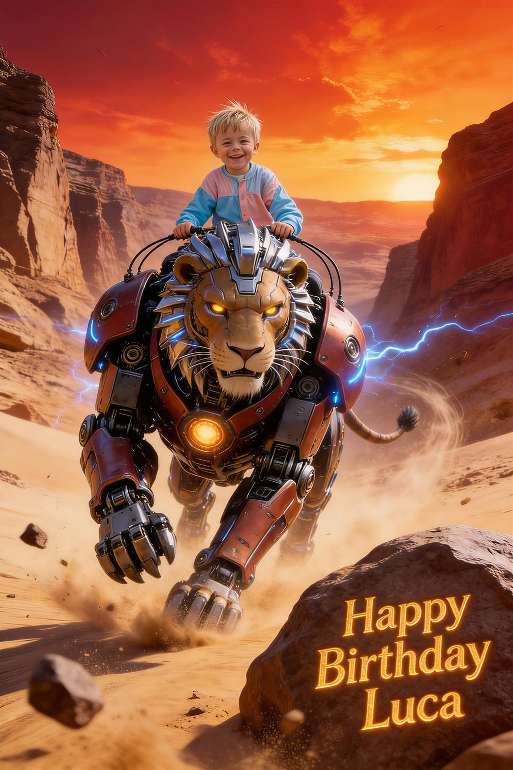 🦁 Desert Lion War Mech