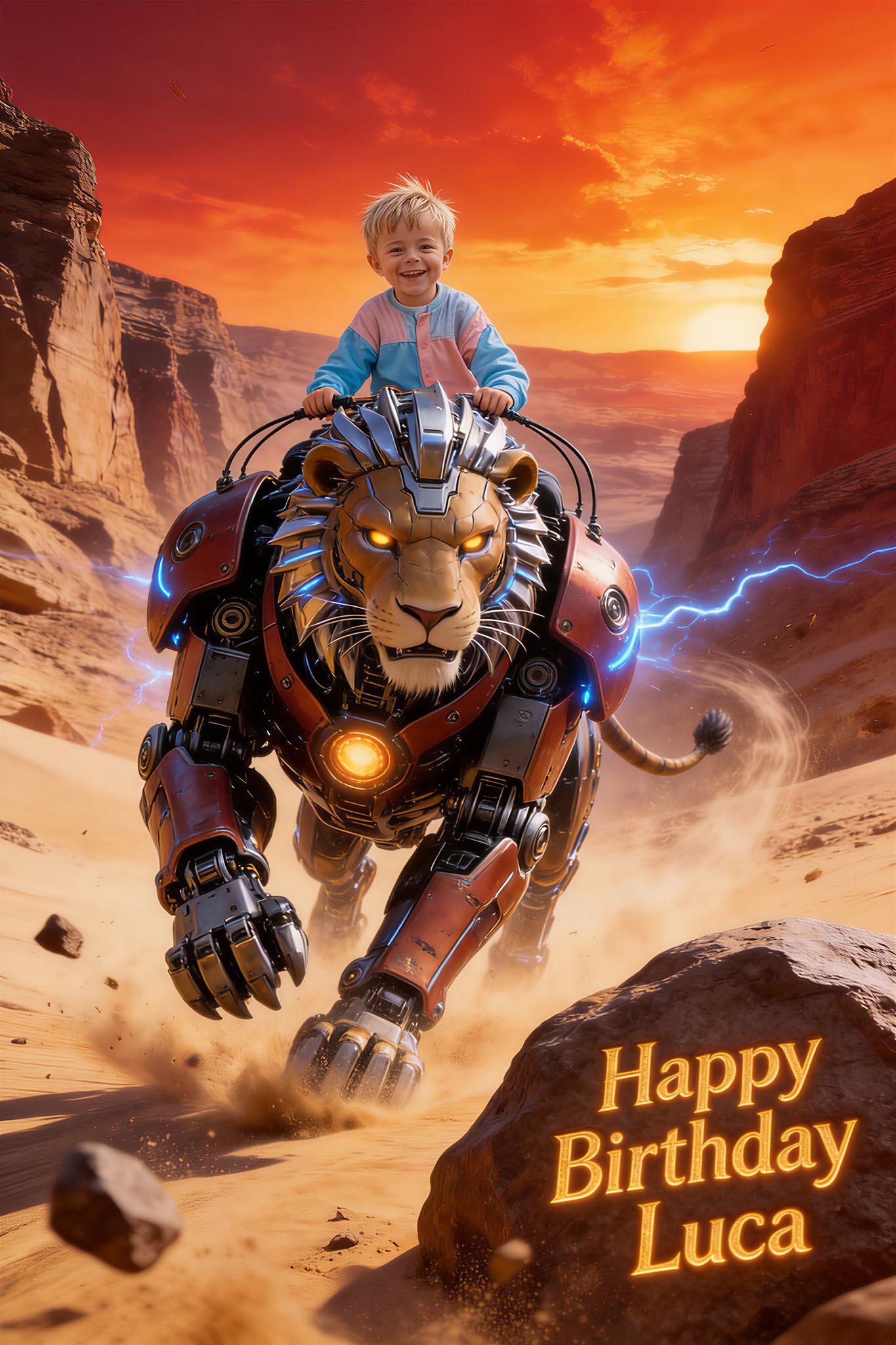 🦁 Desert Lion War Mech