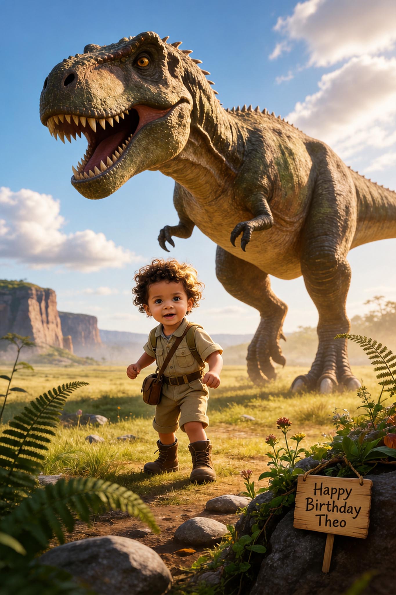 👀 Looking up at giant dino