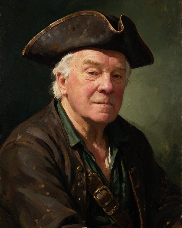 ⚓ Pirate Oil Portrait