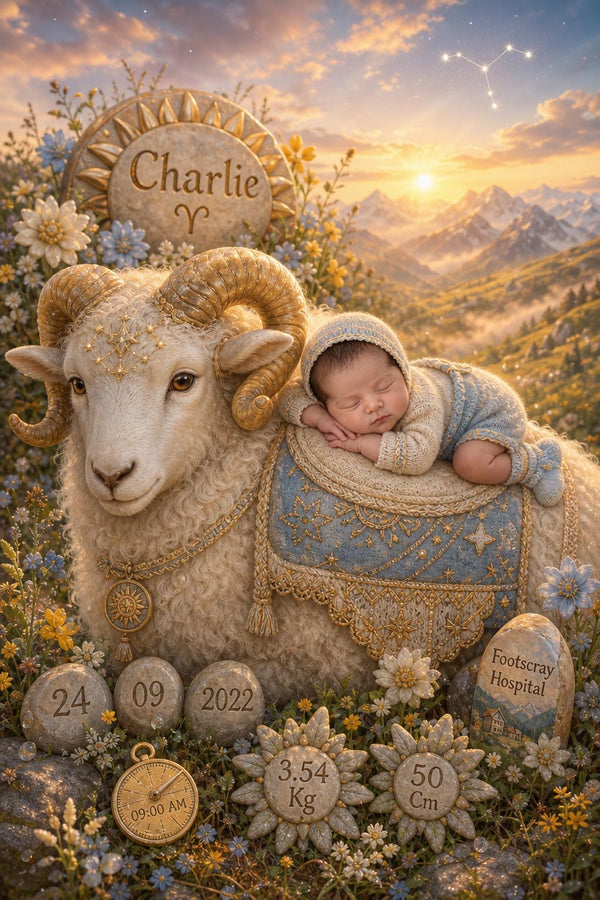 ♈ Aries 21/3 - 19/4 – Celestial Ram Guardian