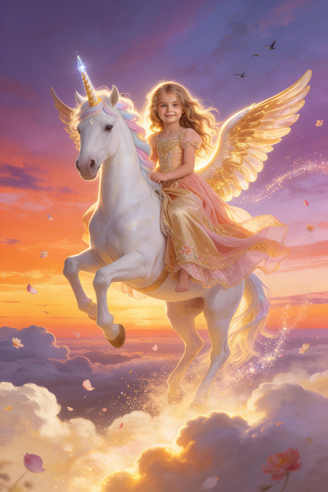 🌅 Sunset Sky Unicorn
