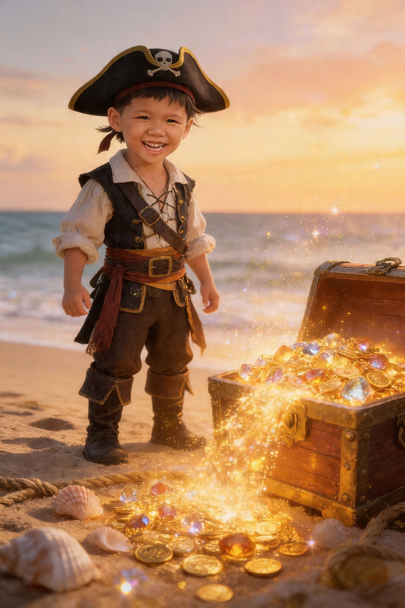 ✨ Glowing magical treasure chest