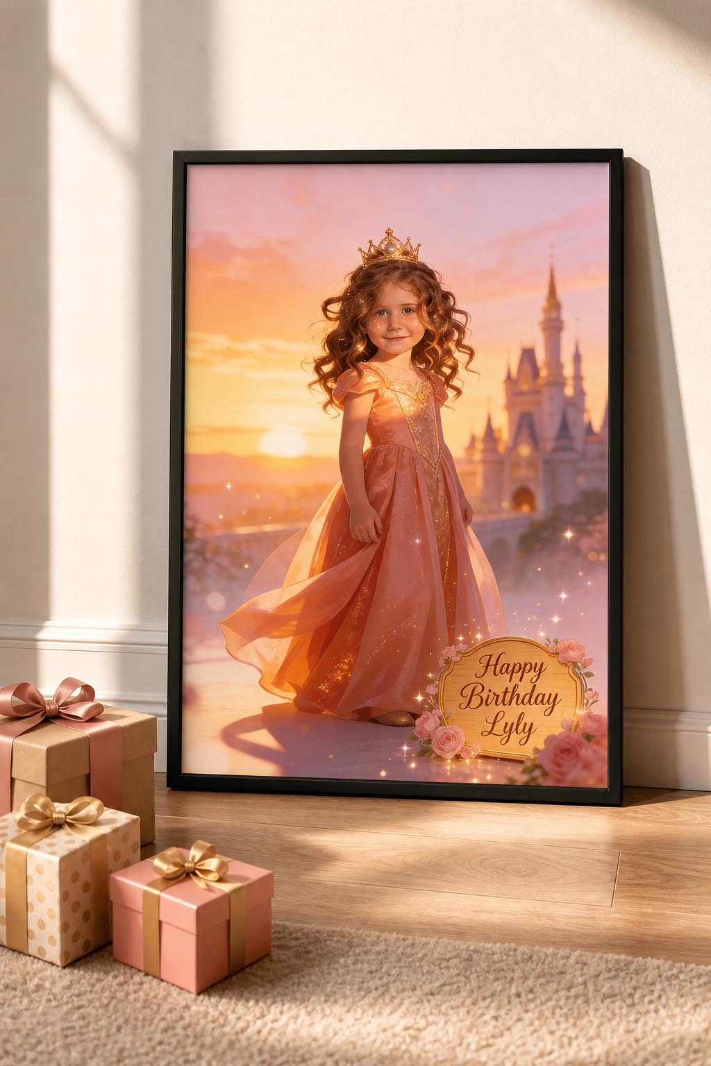 🌅 Sunset Princess Girl