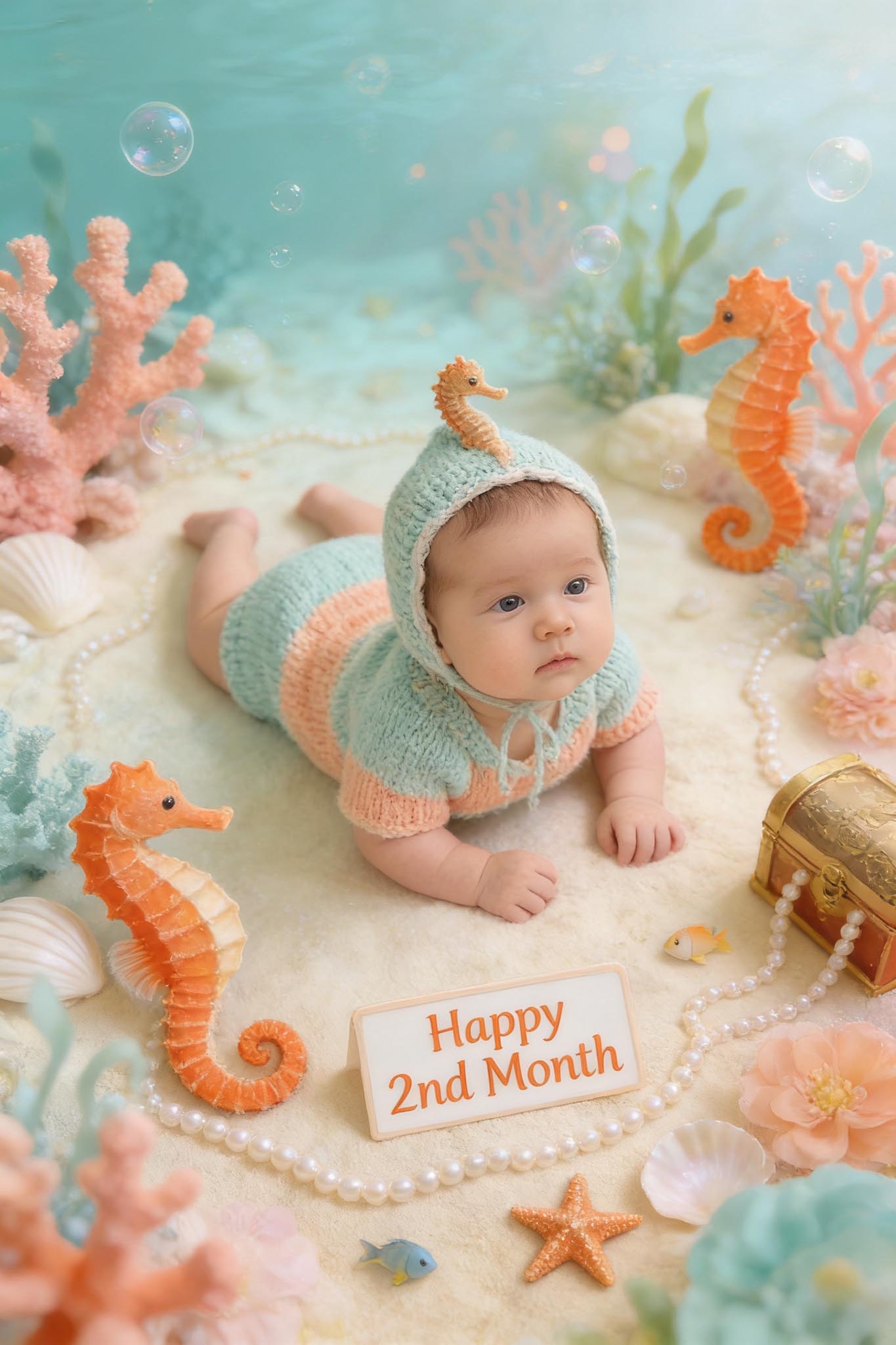 🐚 Baby Ocean World: Months 1–12