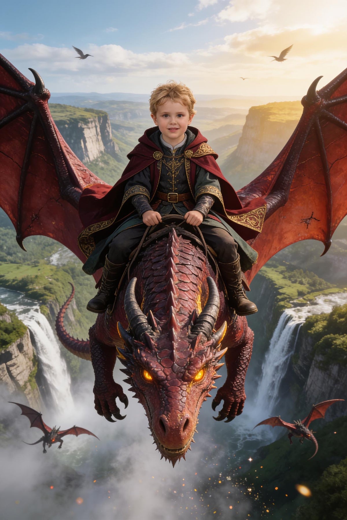 💧 Waterfall Dragon Flight