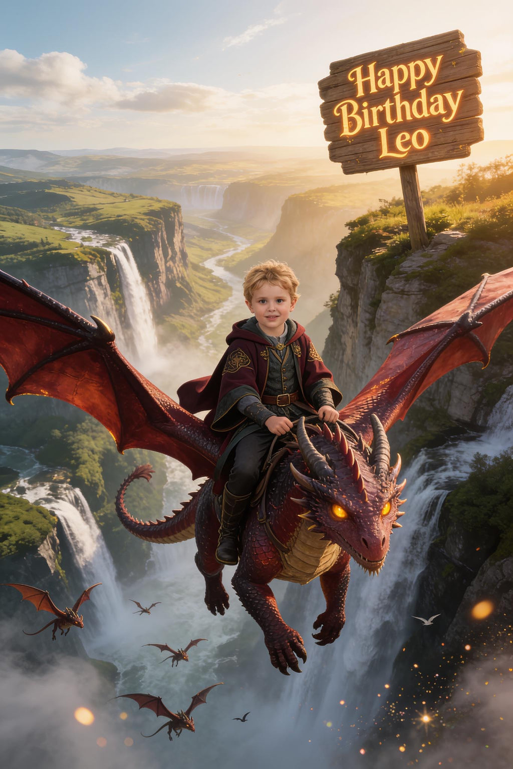 💧 Waterfall Dragon Flight
