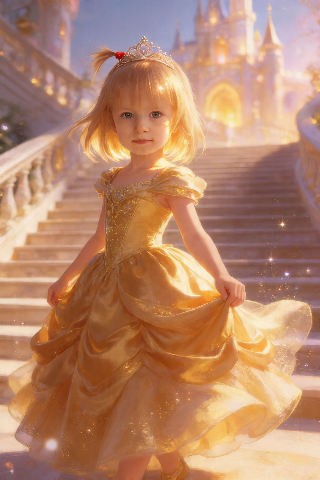 🏆 Golden Ball Princess Girl