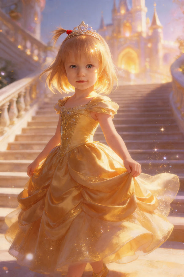 🏆 Golden Ball Princess Girl
