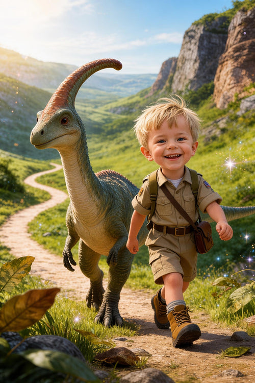 🦕 Walking with Parasaurolophus