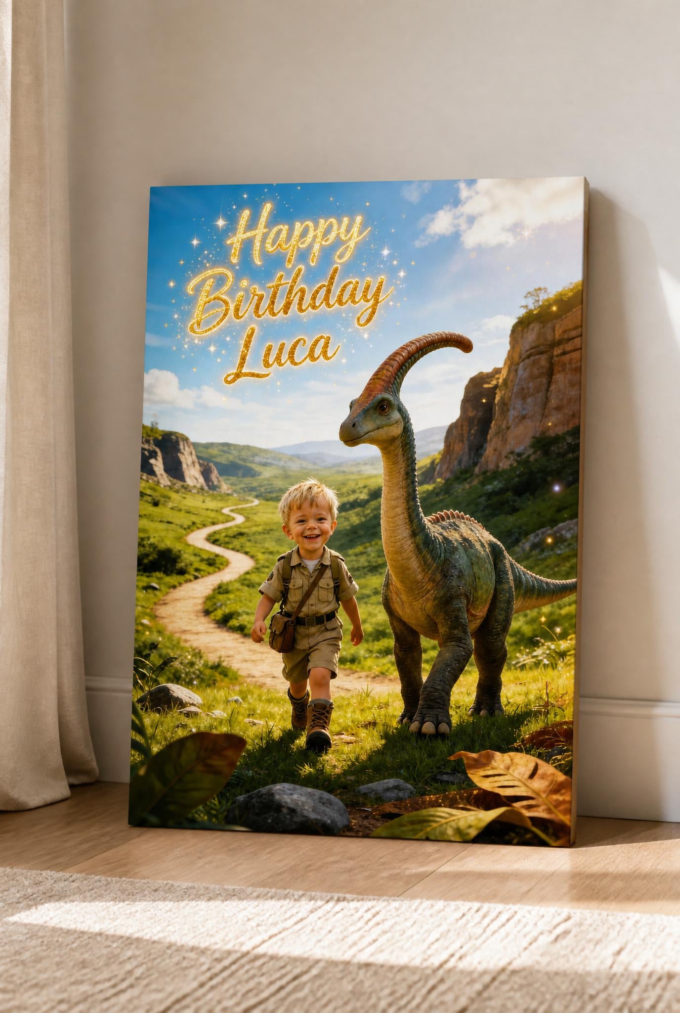 🦕 Walking with Parasaurolophus