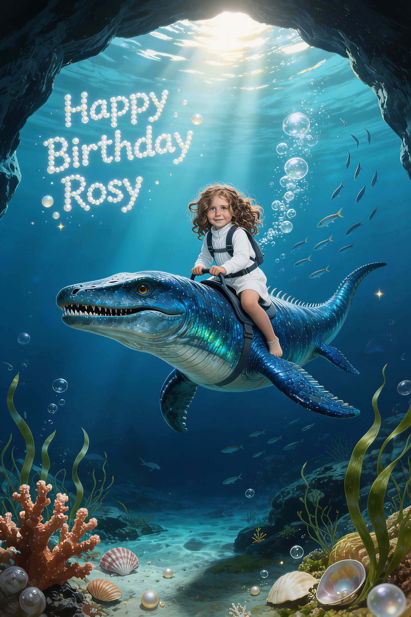 🌊 Underwater Mosasaurus Ride