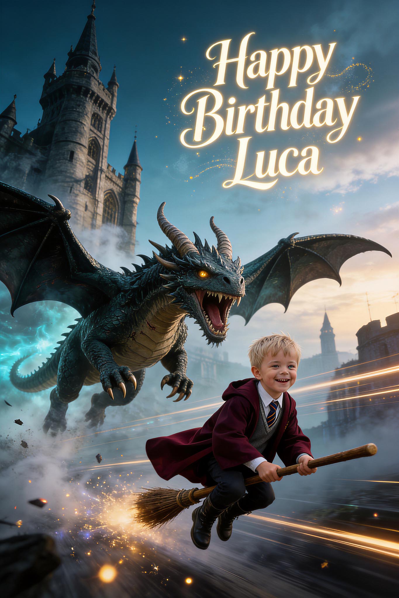 🧹 Dragon Chase Wizard