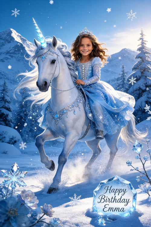 ❄️ Snow Crystal Unicorn