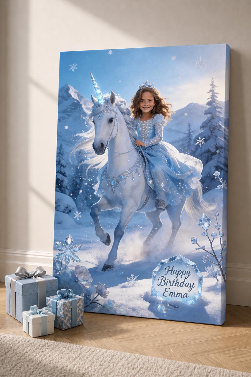 ❄️ Snow Crystal Unicorn