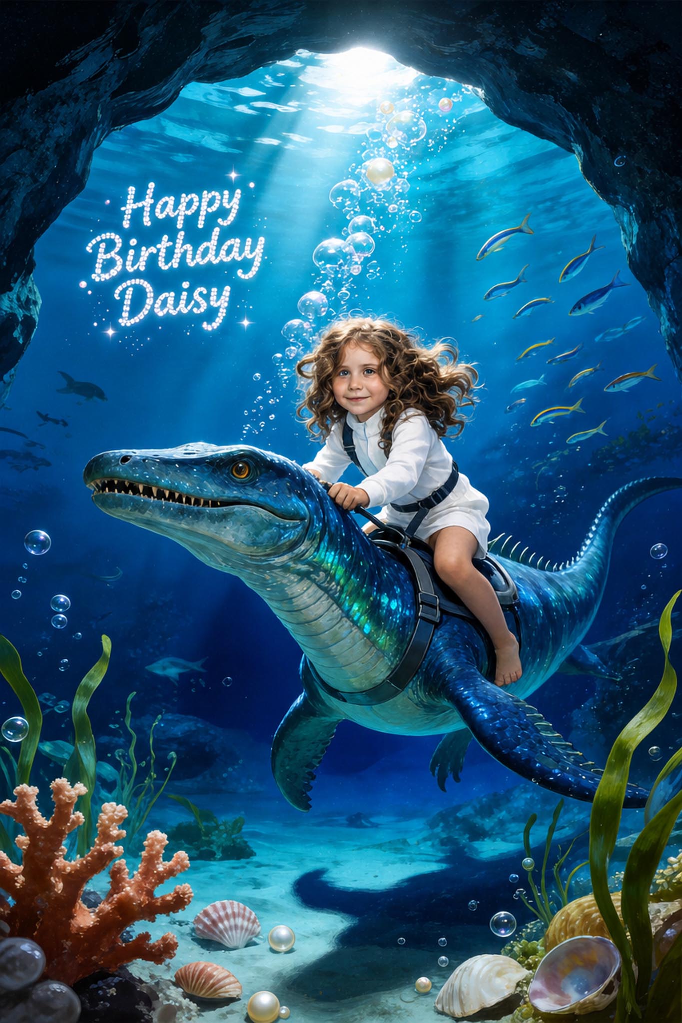 🌊 Underwater Mosasaurus Ride