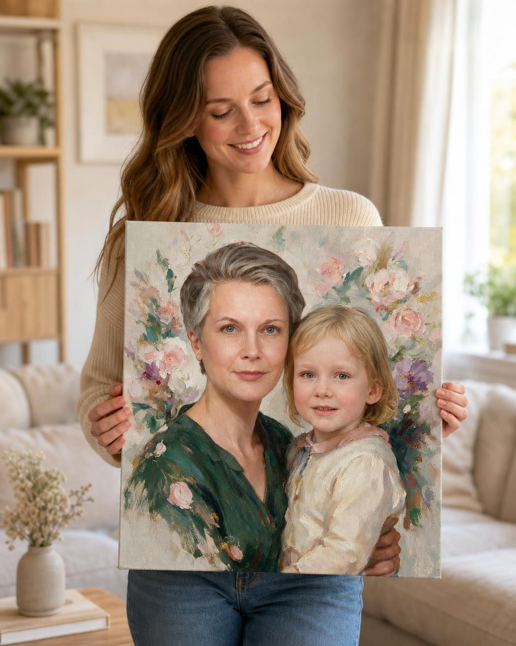 🌸 Floral Soul Couple Portrait