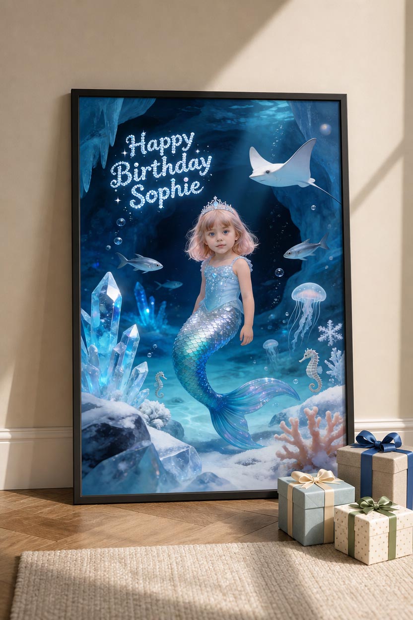 ❄️ Crystal Ice Mermaid