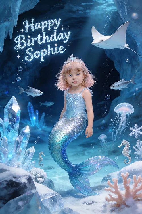 ❄️ Crystal Ice Mermaid