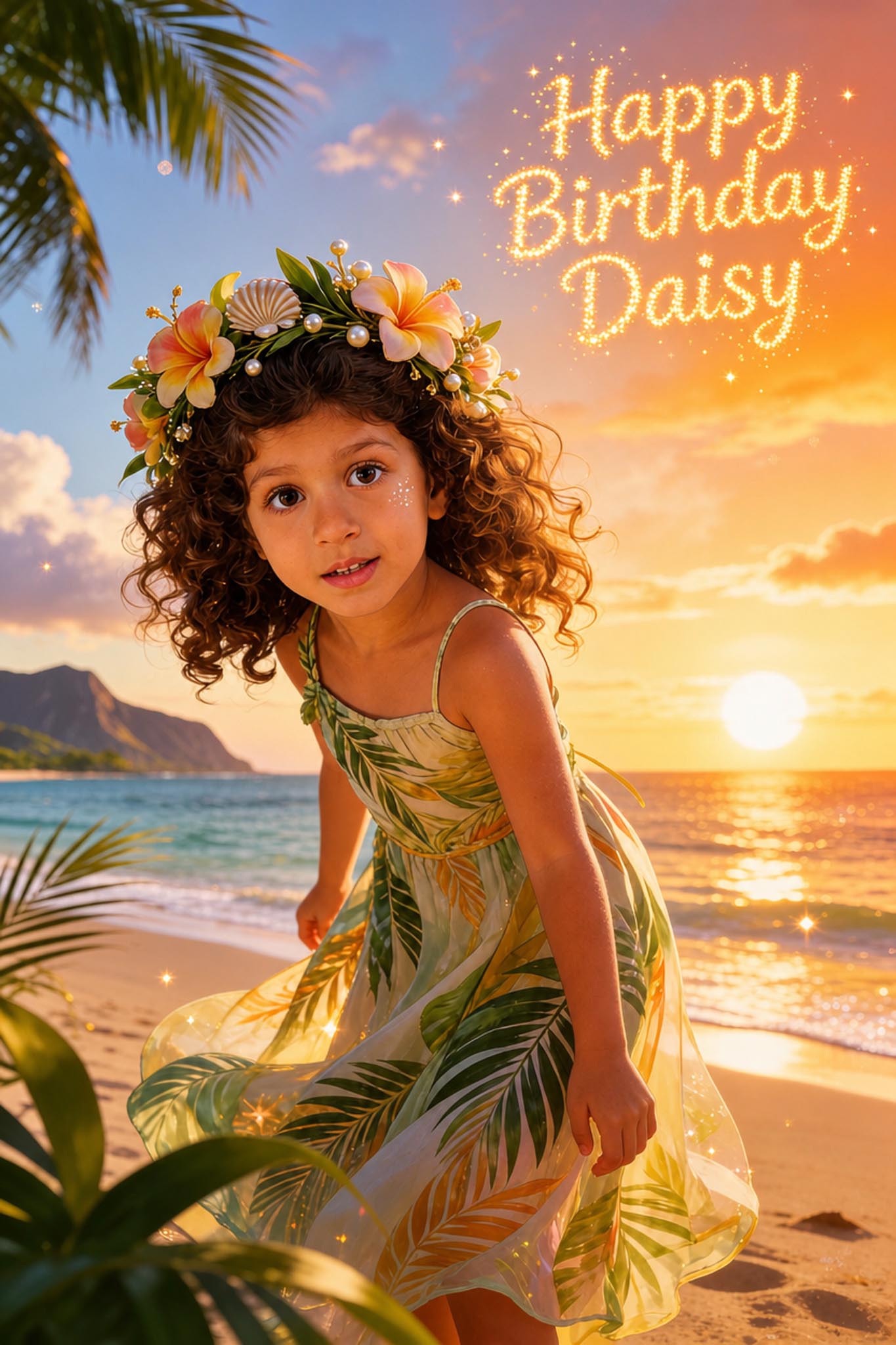 🌴 Island Princess Girl