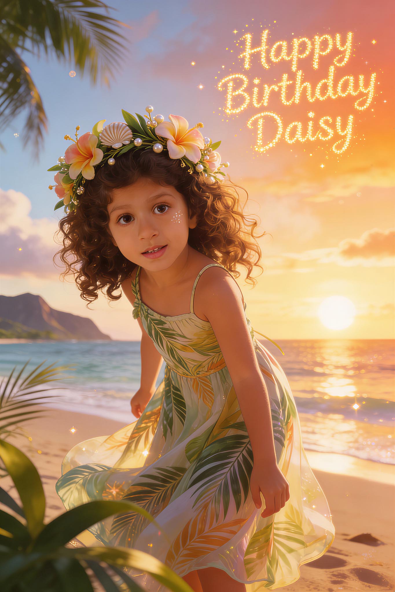 🌴 Island Princess Girl
