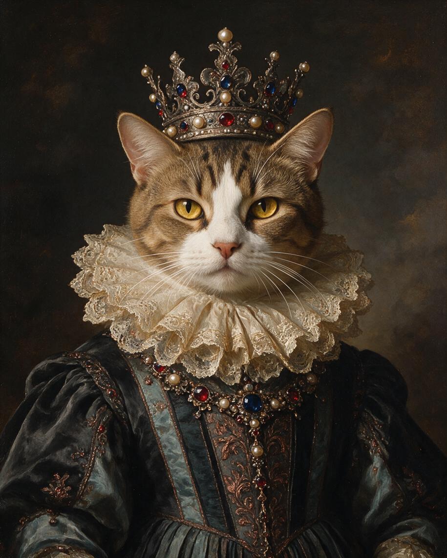 👑 Royal Court Pet Portrait
