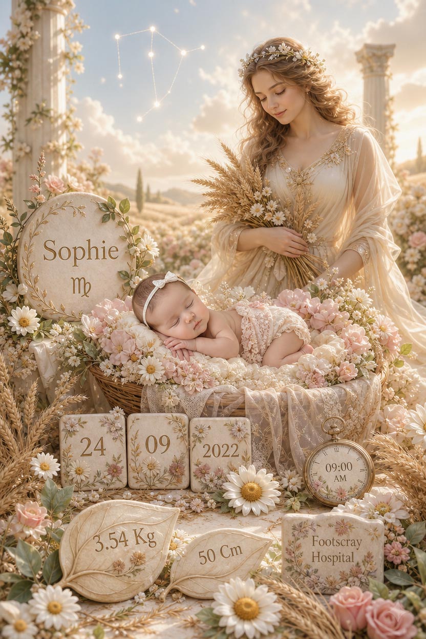 ♍ Virgo 23/8 – 22/9 – Celestial Maiden Garden