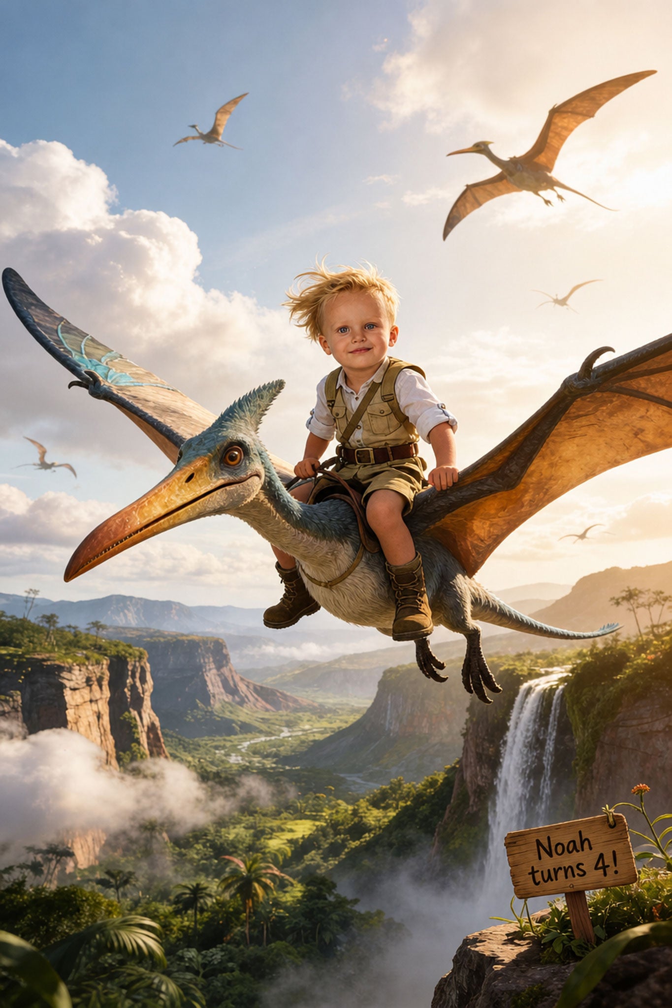🪽 Flying Pteranodon