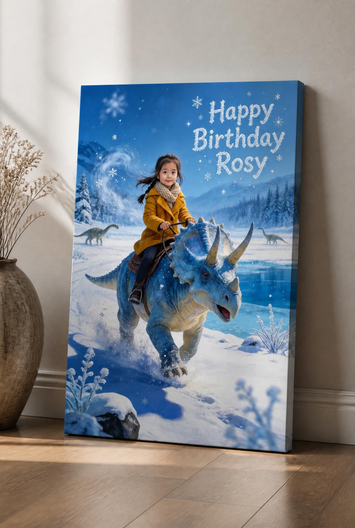 ❄️ Snowy Styracosaurus Ride