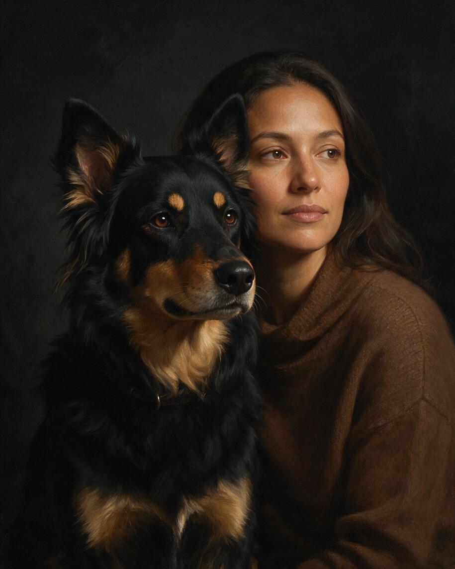 🖤 Shadowlight Companion Portrait