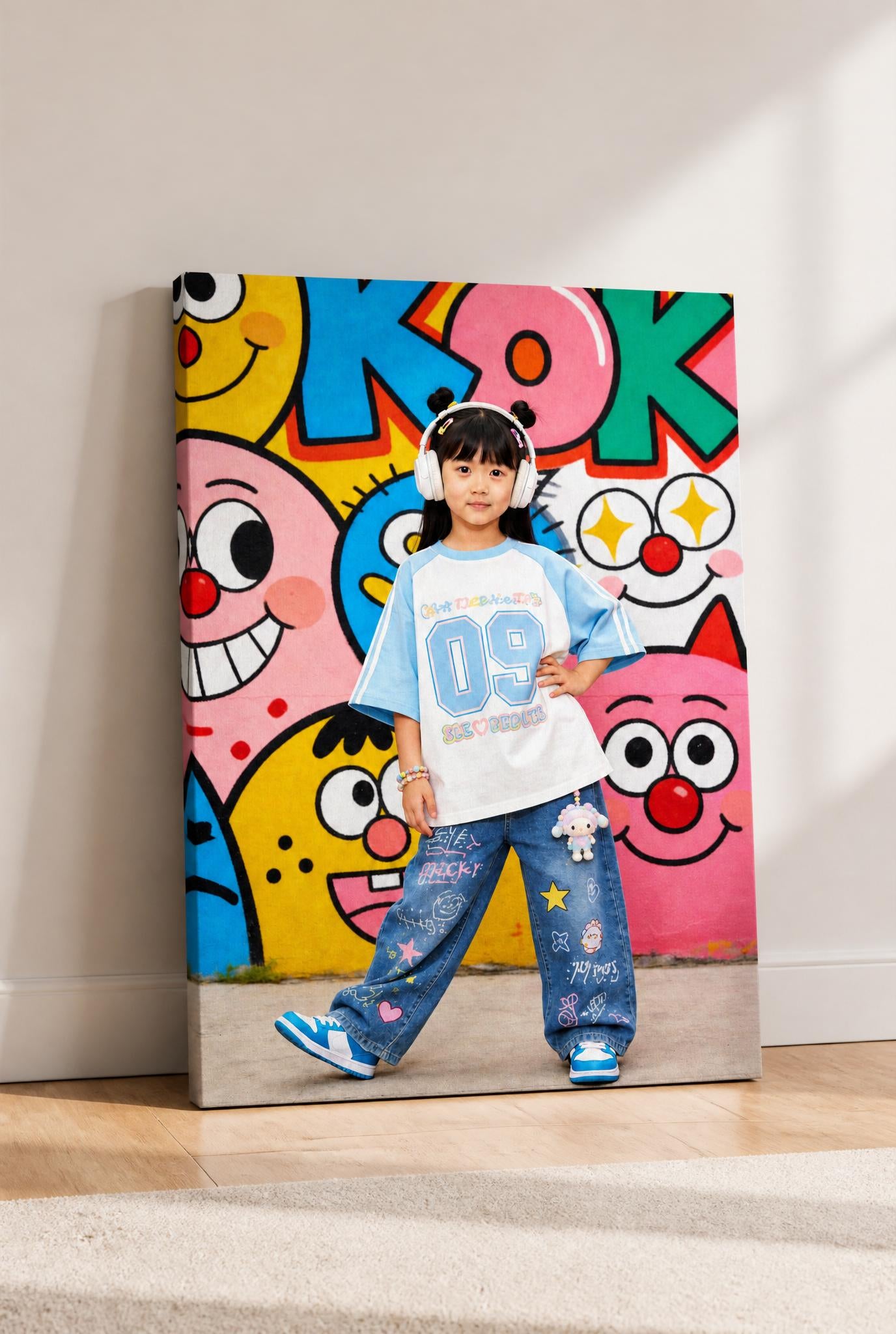 💙 Sky Blue Hiphop Girl