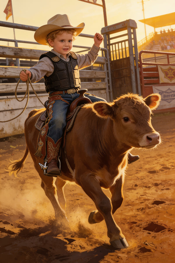 🐂 Little Rodeo Rider