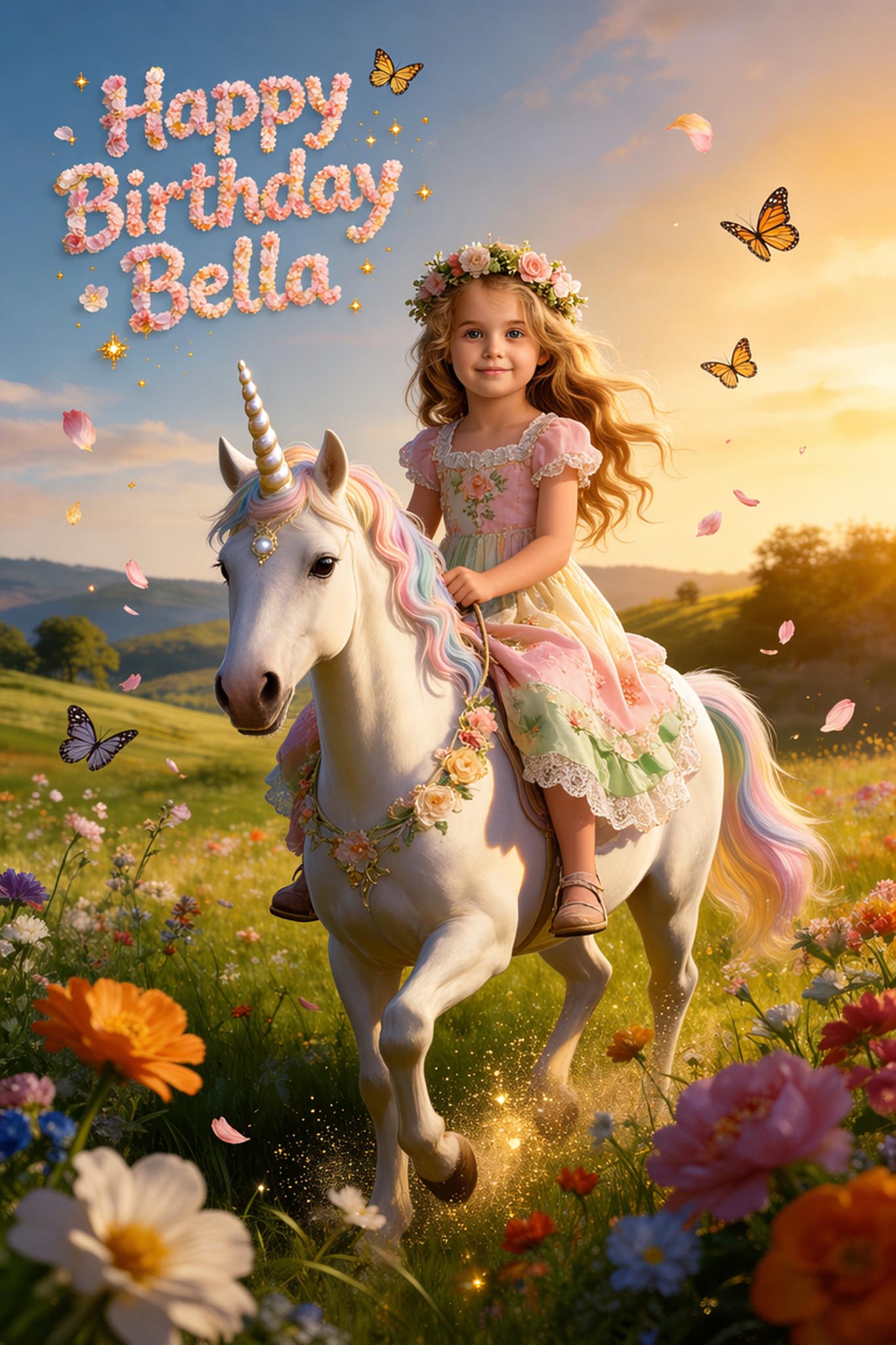 🌸 Flower Meadow Unicorn