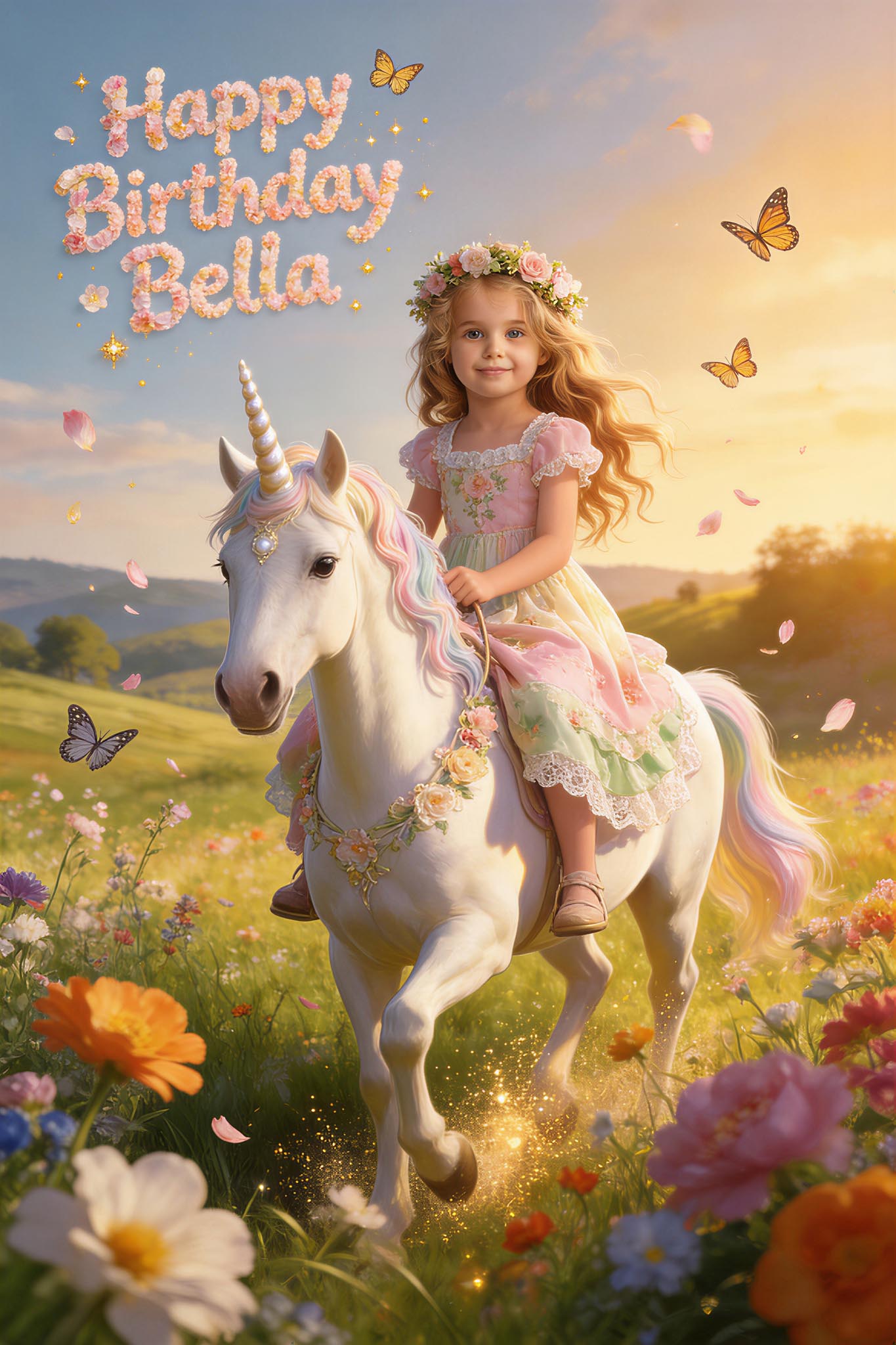 🌸 Flower Meadow Unicorn
