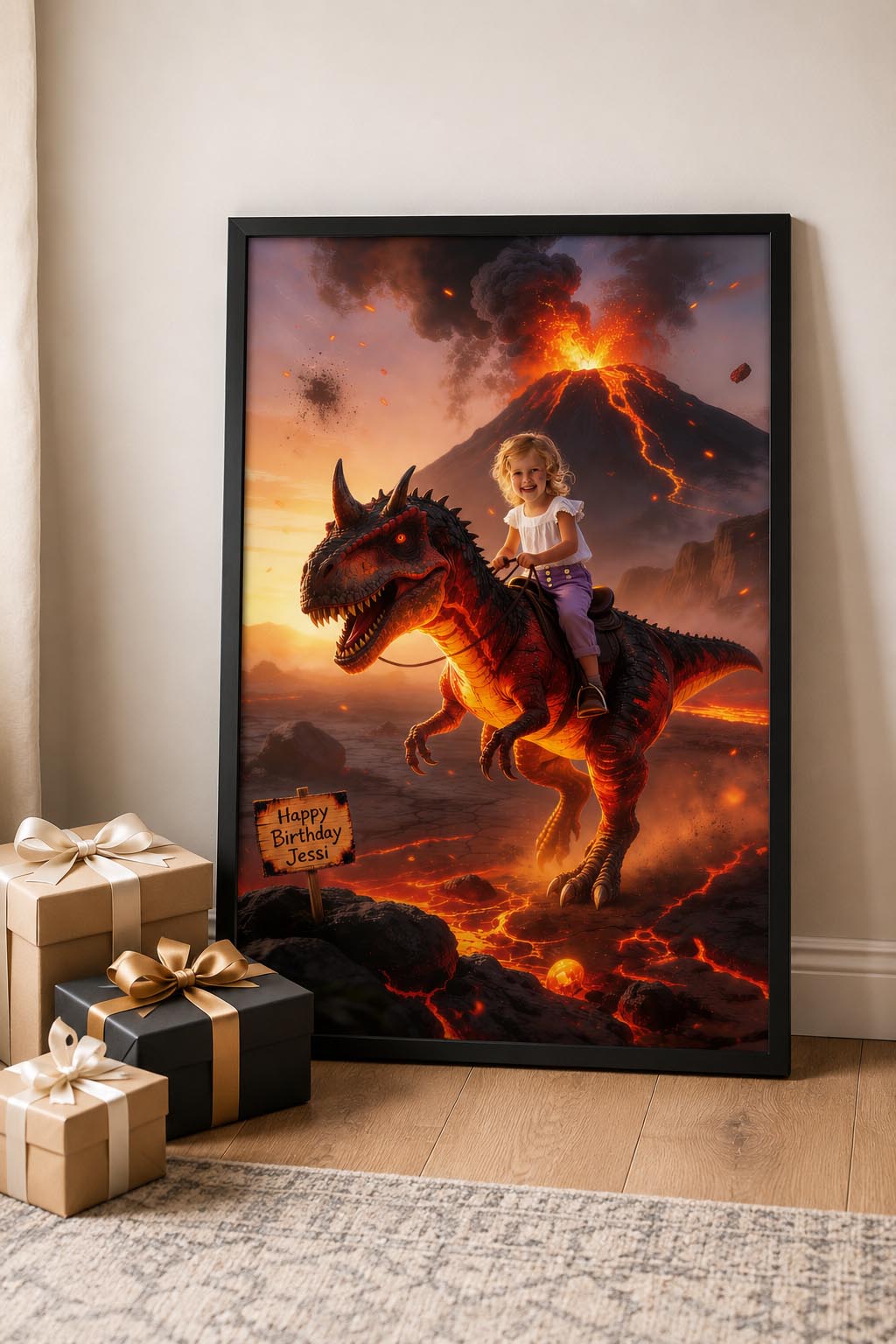 🌋 Low-Angle Volcano Carnotaurus Ride