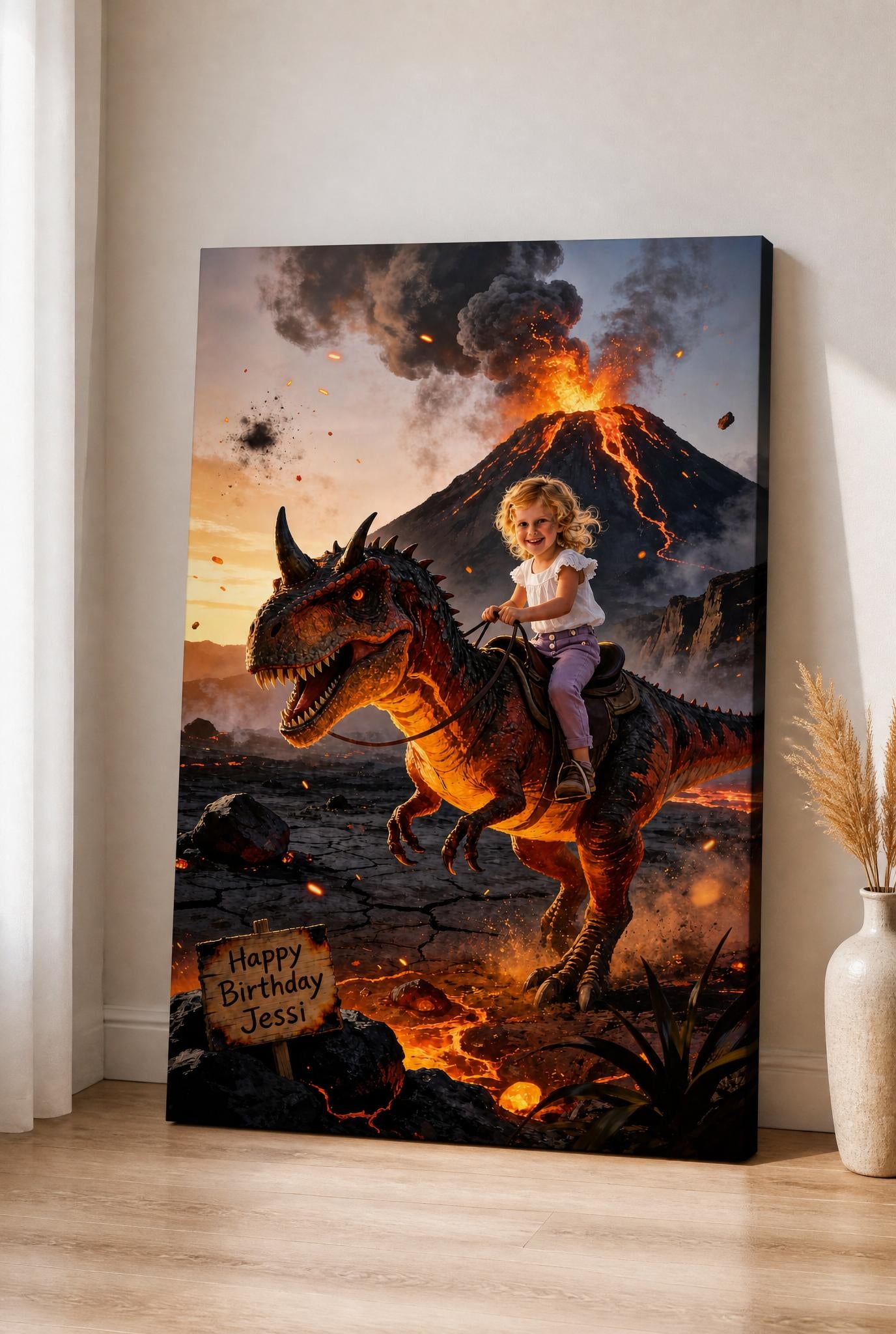 🌋 Low-Angle Volcano Carnotaurus Ride