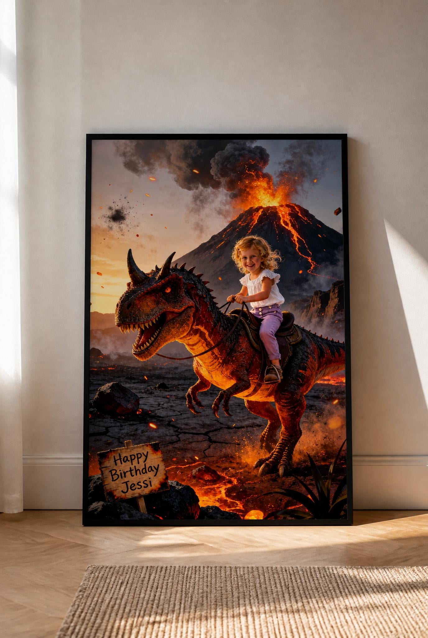 🌋 Low-Angle Volcano Carnotaurus Ride