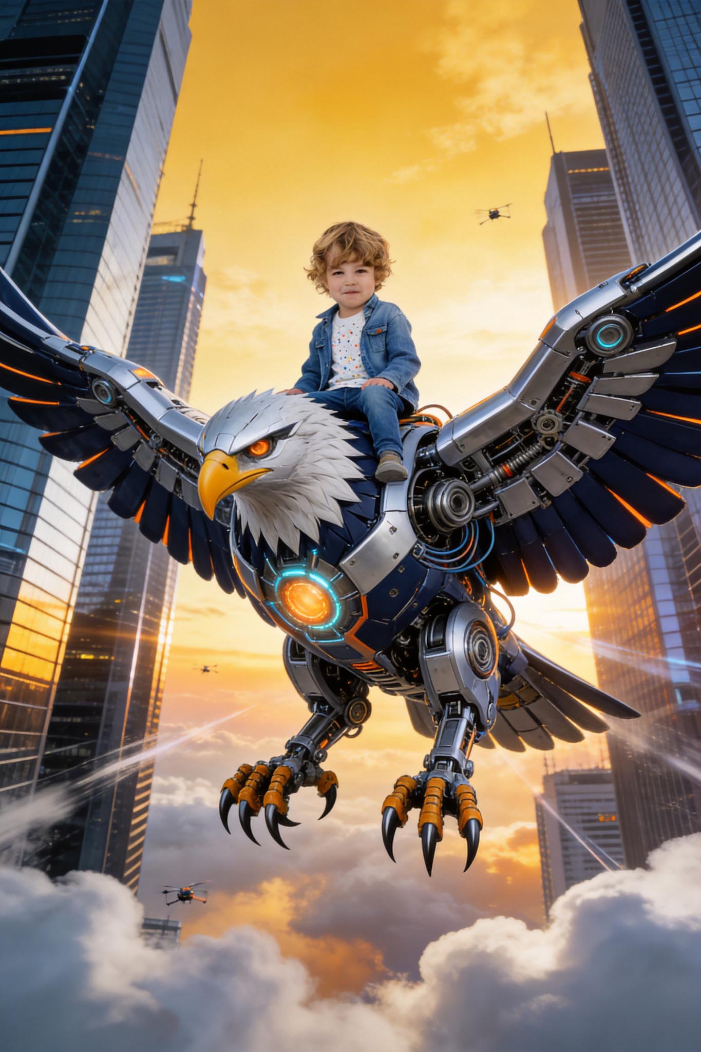🦅 Flying City Eagle Mech
