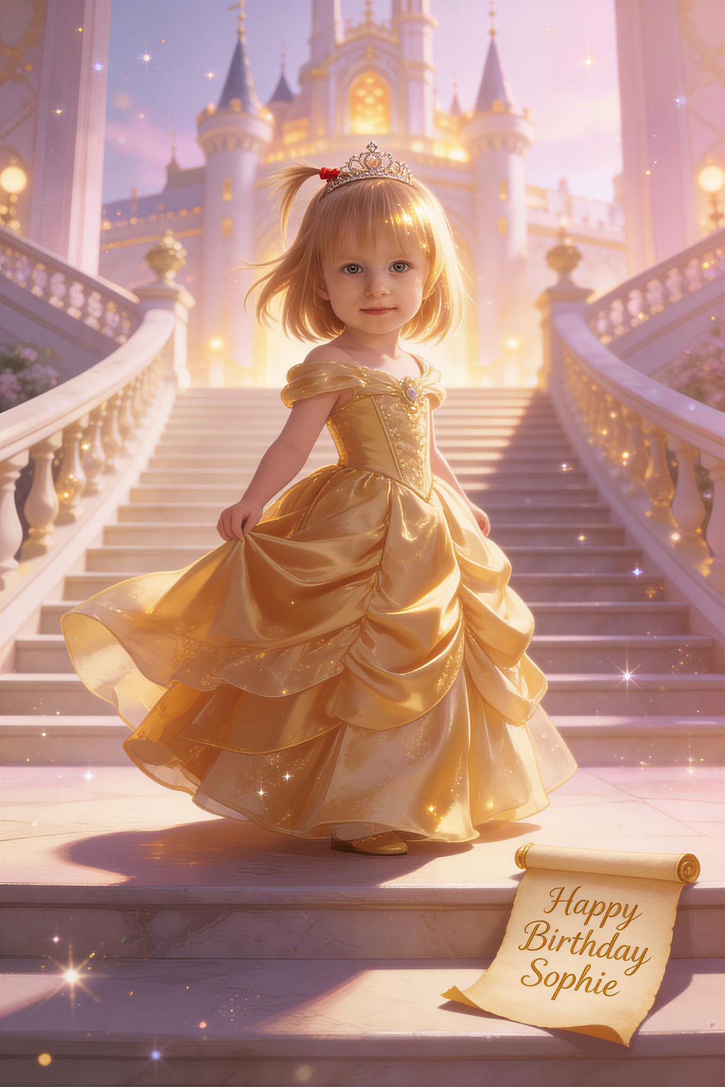 🏆 Golden Ball Princess Girl