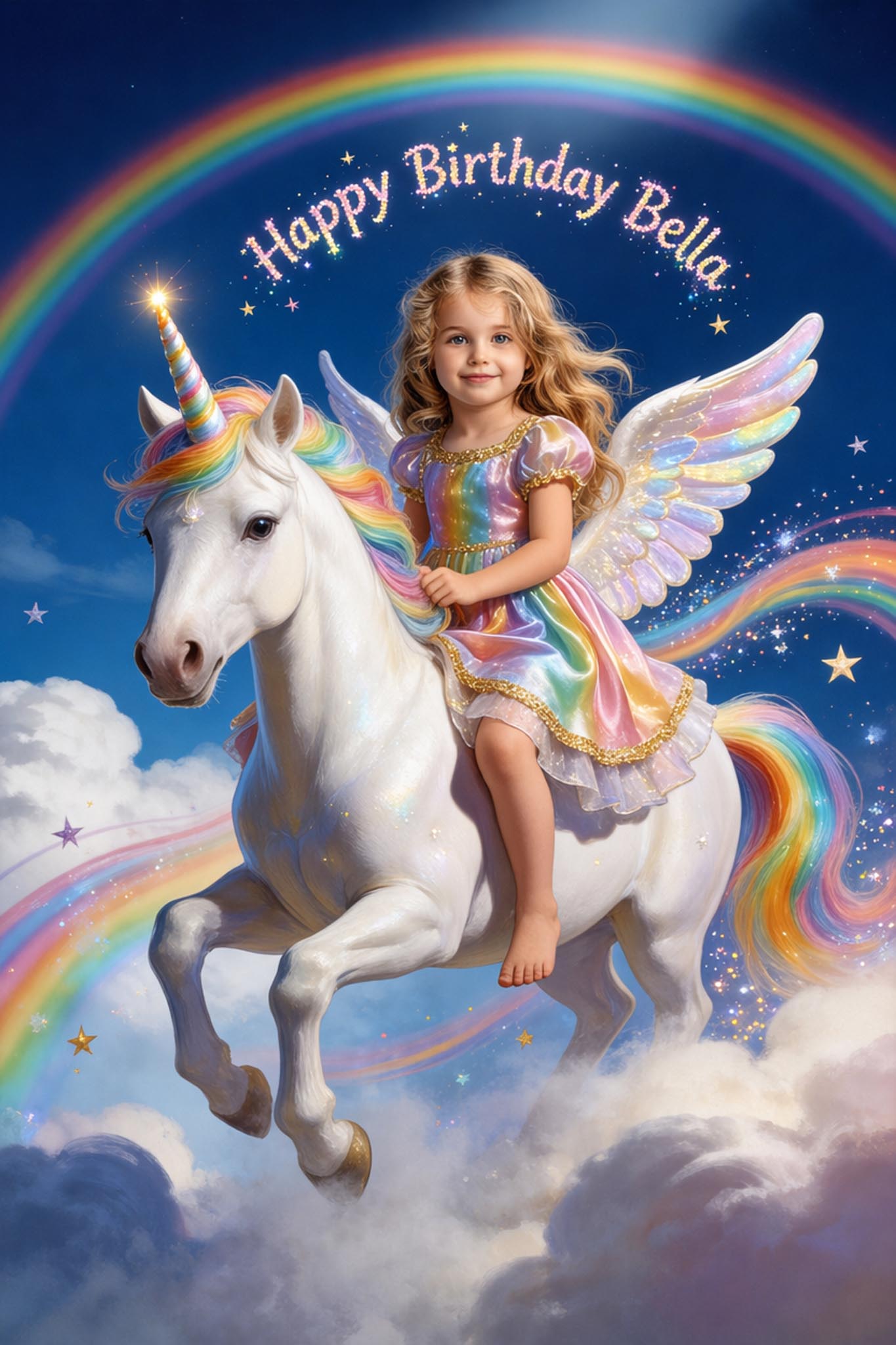 🌈 Rainbow Cloud Unicorn