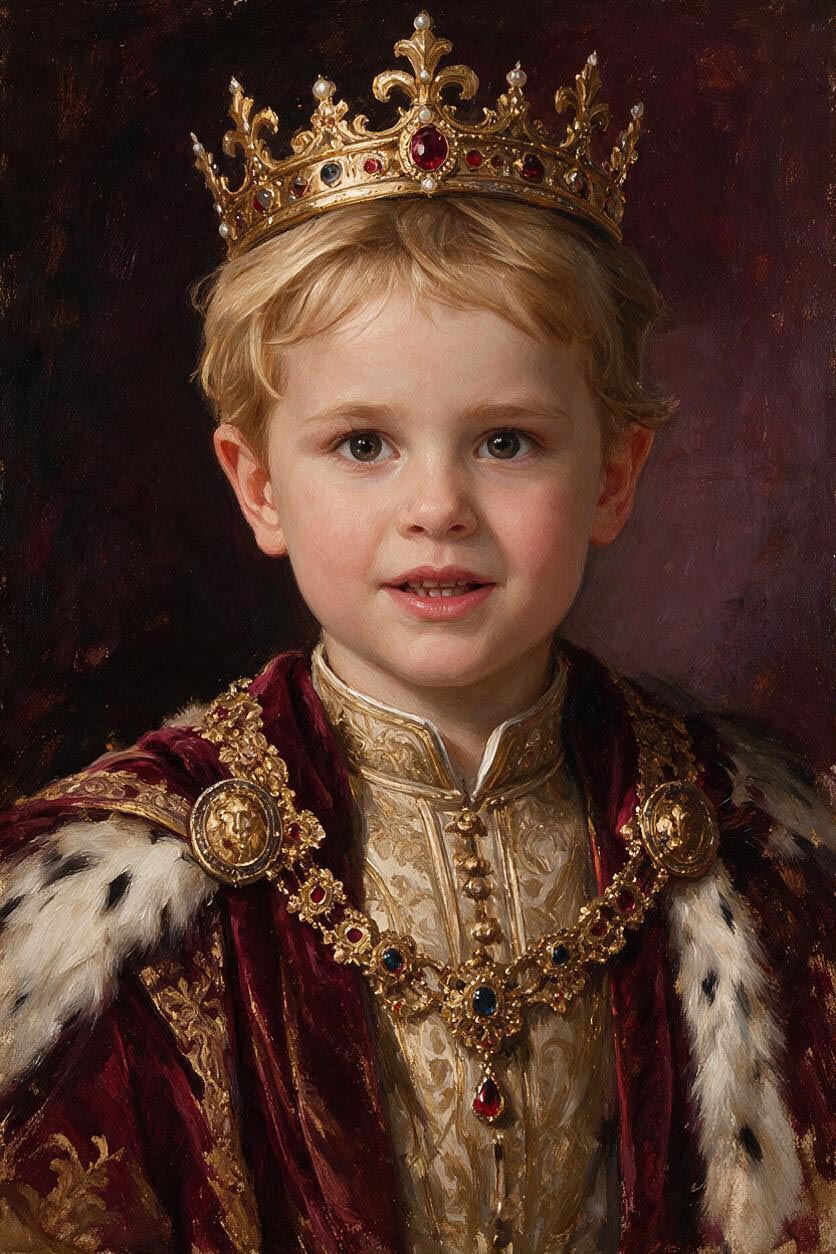 👦 Boy Oil Portrait