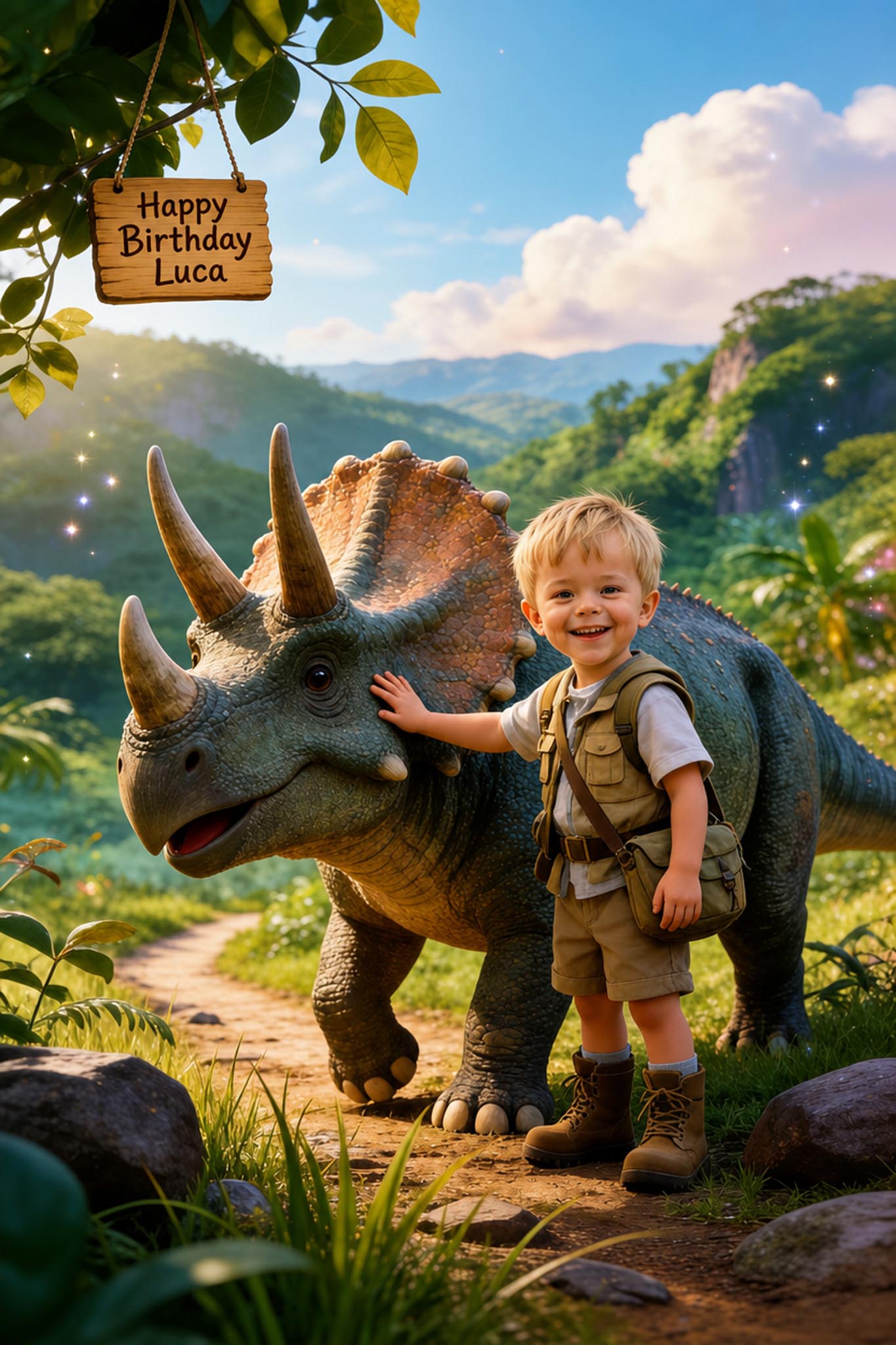 🦕 Friendly Triceratops