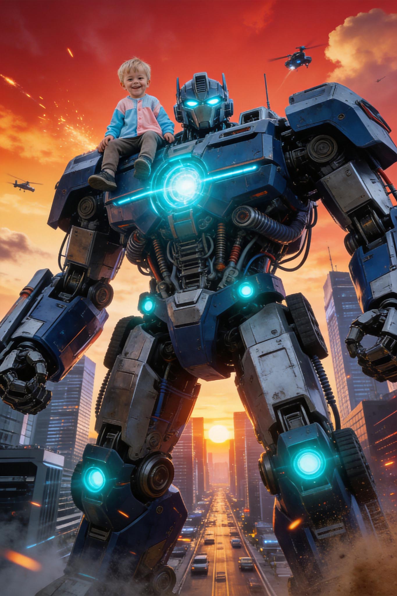 🤖 Giant Shoulder War Guardian