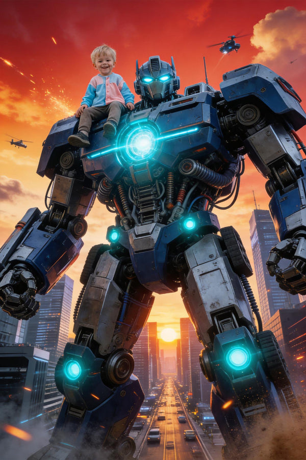 🤖 Giant Shoulder War Guardian