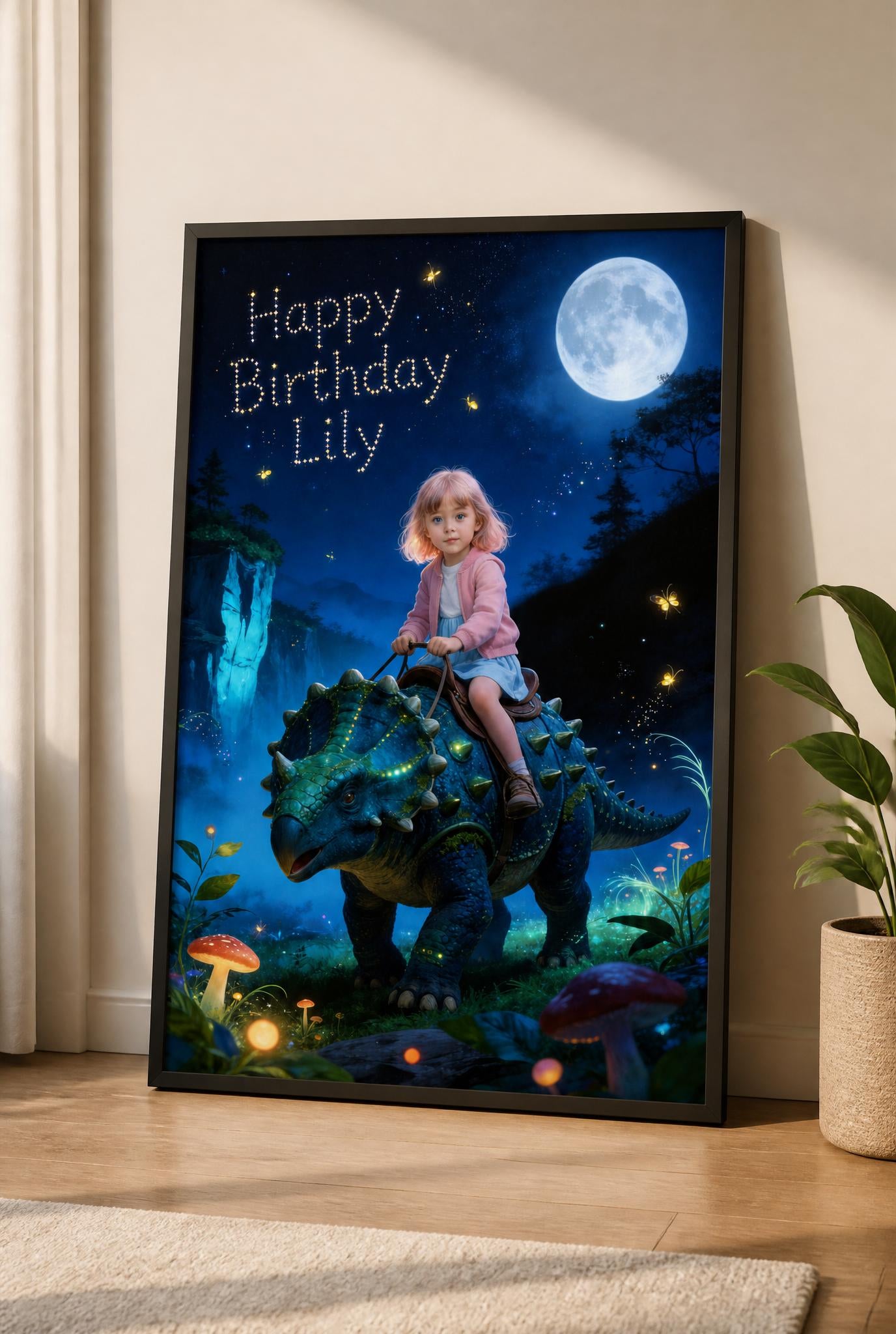 🌌 Magical Night Ankylosaurus Ride