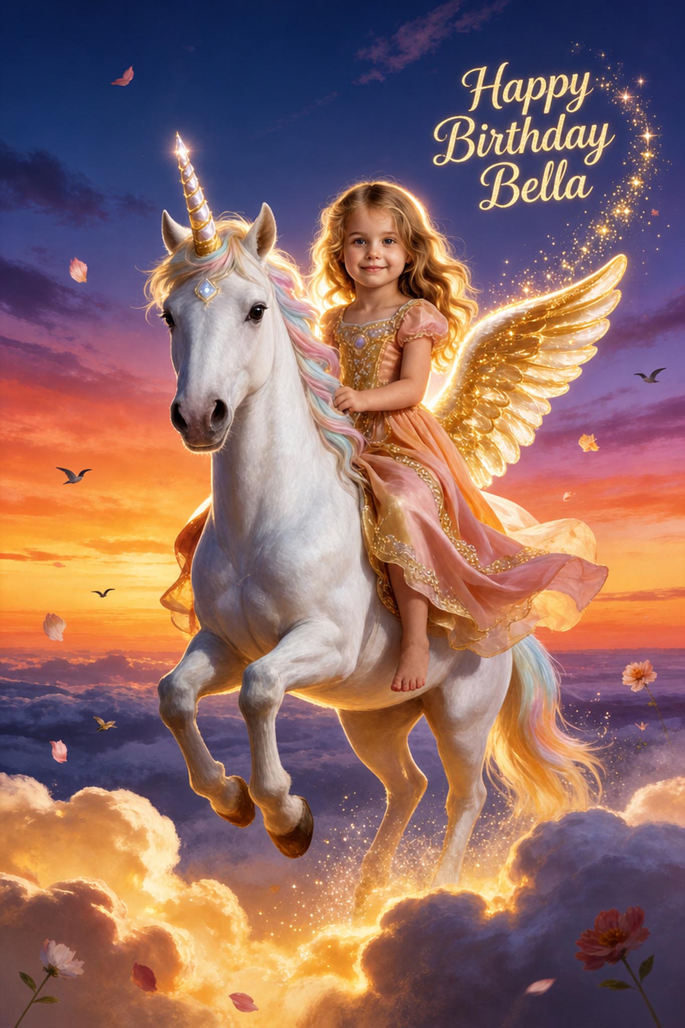 🌅 Sunset Sky Unicorn