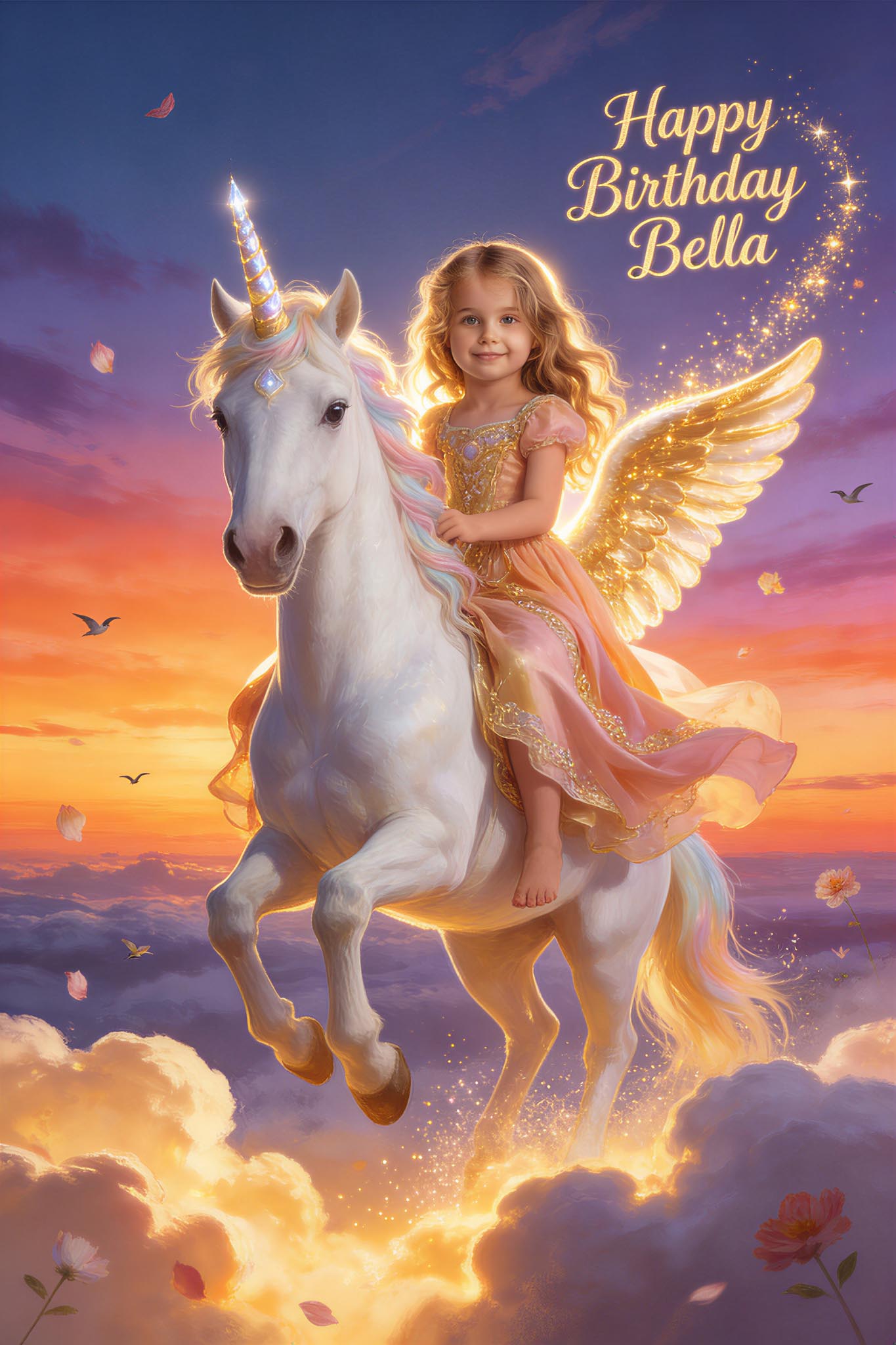🌅 Sunset Sky Unicorn